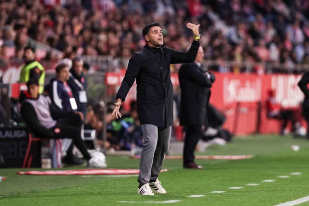 May 14, 2026, Girona, Girona, SPAIN: Michel, head coach of Girona FC, gestures during the Spanish league, LaLiga EA Sports, football match played between Girona FC and Real Sociedad at Montilivi stadium on May 14, 2026 in Girona, Spain. Girona FC V Real Sociedad - LaLiga EA Sports - ZUMAa181 20260514_zaa_a181_067 Copyright: xJavierxBorregox