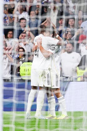 Real Madrid CF vs. Real Oviedo, on the 36th matchday of the 2025 26 Spanish First Division May 14, 2026, Madrid, Spain: Gonzalo celebrates his goal during the Spanish championship LaLiga football match between Real Madrid CF and Real Oviedo on 14 May 2026 at Estadio Santiago Bernabeu in Madrid, Spain. Madrid, Spain Madrid Madrid Spain Copyright: xAlejandroxMatiasx