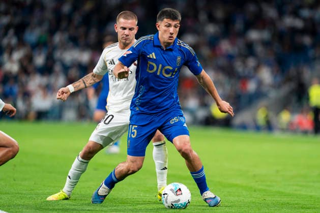 REAL MADRID CF v REAL OVIEDO. LA LIGA 2025 2026. ROUND 36. REAL MADRID CF v REAL OVIEDO. LA LIGA 2025 2026. ROUND 36. Real OviedoÂ s Thiago during La Liga match. May 14, 2026 (ALTERPHOTOS Tomas Garrido) MadridSpain  Copyright: xTomasxGarridox