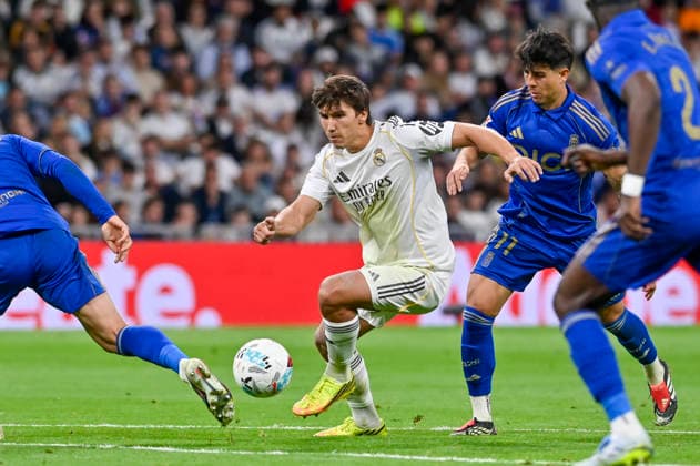 May 14, 2026, Madrid, Madrid, Spain: GONZALO GARCIA of Real Madrid CF in action during the match corresponding to the thirty-six round of the 2025 26 First Division National League Championship between REAL MADRID C.F. Vs REAL OVIEDO, played at the Bernabeu Stadium on May 14, 2026, in Madrid, Spain. Madrid Spain - ZUMAc312 20260514_zsp_c312_082 Copyright: xOscarxManuelxSanchezx