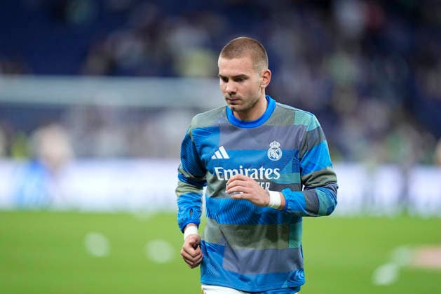 May 14, 2026, Madrid, Madrid, Spain: Franco Mastantuono of Real Madrid CF warms up during the Spanish League, LaLiga EA Sports, football match played between Real Madrid and Real Oviedo at Bernabeu stadium on May 14, 2026, in Madrid, Spain. Madrid Spain - ZUMAa181 20260514_zaa_a181_191 Copyright: xOscarxJ.xBarrosox