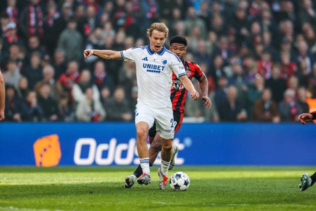 FC Copenhagen v FC Midtjylland, Oddset Cup final 2026, Copenhagen, Denmark Copenhagen, Denmark. 14th, May 2026. Mads Emil Madsen (21) of FC Copenhagen seen during the 2026 Oddset Cup final between FC Copenhagen and FC Midtjylland at Parken in Copenhagen. Denmark, Copenhagen  Copyright: xGonzalesxPhoto RunexMathiesenx
