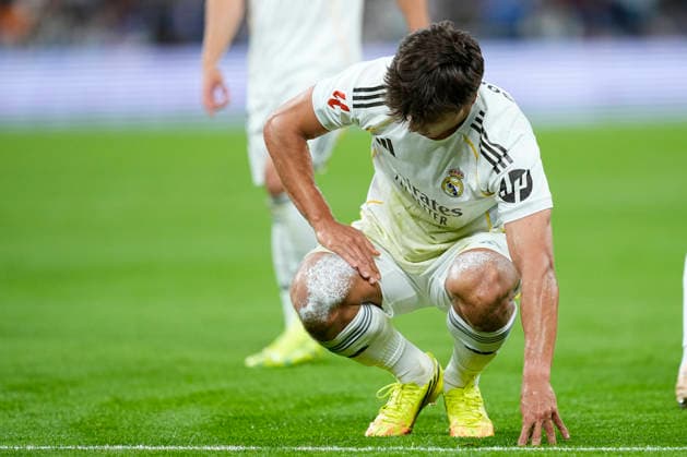 May 14, 2026, Madrid, Madrid, Spain: Gonzalo Garcia of Real Madrid CF laments during the Spanish League, LaLiga EA Sports, football match played between Real Madrid and Real Oviedo at Bernabeu stadium on May 14, 2026, in Madrid, Spain. Madrid Spain - ZUMAa181 20260514_zaa_a181_249 Copyright: xOscarxJ.xBarrosox
