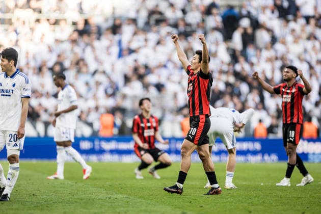 FC Copenhagen v FC Midtjylland, Oddset Cup final 2026, Copenhagen, Denmark Copenhagen, Denmark. 14th, May 2026. Cho Gue-sung (10) of FC Midtjylland seen during the 2026 Oddset Cup final between FC Copenhagen and FC Midtjylland at Parken in Copenhagen. Denmark, Copenhagen  Copyright: xGonzalesxPhoto LassexLagonix