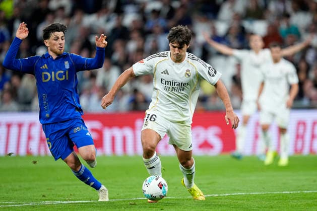 May 14, 2026, Madrid, Madrid, Spain: Gonzalo Garcia of Real Madrid CF in action during the Spanish League, LaLiga EA Sports, football match played between Real Madrid and Real Oviedo at Bernabeu stadium on May 14, 2026, in Madrid, Spain. Madrid Spain - ZUMAa181 20260514_zaa_a181_164 Copyright: xOscarxJ.xBarrosox