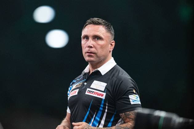 RECORD DATE NOT STATED 14th May 2026, Utilita Arena, Birmingham, Midlands, England; 2026 PDC Bet MGM Premier League Darts Night Fourteen; Gerwyn Price GodfreyxPitt