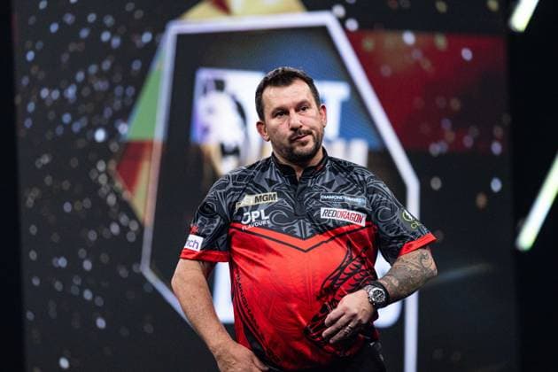 RECORD DATE NOT STATED 14th May 2026, Utilita Arena, Birmingham, Midlands, England; 2026 PDC Bet MGM Premier League Darts Night Fourteen; Jonny Clayton GodfreyxPitt