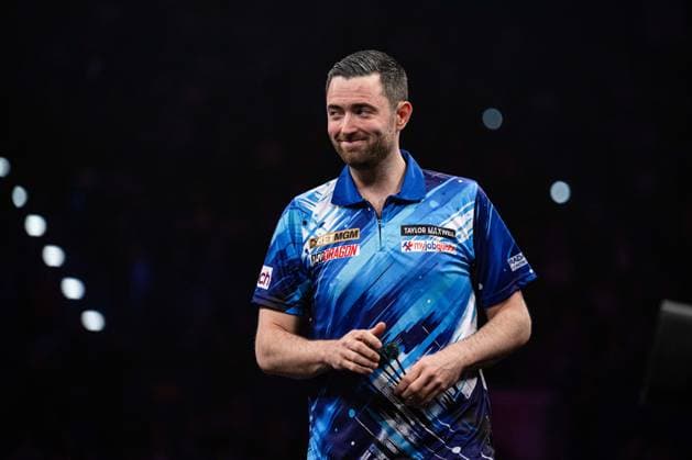 RECORD DATE NOT STATED 14th May 2026, Utilita Arena, Birmingham, Midlands, England; 2026 PDC Bet MGM Premier League Darts Night Fourteen; Luke Humphries GodfreyxPitt