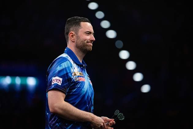 RECORD DATE NOT STATED 14th May 2026, Utilita Arena, Birmingham, Midlands, England; 2026 PDC Bet MGM Premier League Darts Night Fourteen; Luke Humphries GodfreyxPitt