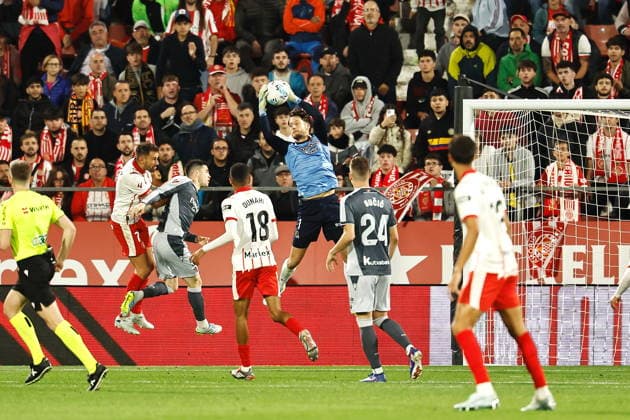 Alex Remiro (Sociedad), MAY 14, 2026 - Football Soccer : Spanish LaLiga EA Sports match between Girona FC - Real Sociedad at the Estadi Municipal de Montilivi in Girona, Spain. Noxthirdxpartyxsales  aflo_330431834