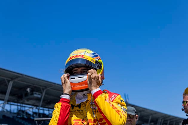 May 14, 2026, Speedway, In, USA: NTT IndyCar, Indy Car, IRL, USA SERIES driver, ALEX PALOU (10) (ESP) of Barcelona, Spain, prepares to practice for the Indianapolis 500 at Indianapolis Motor Speedway in SPEEDWAY IN. NTT INDYCAR SERIES 2026: Indianapolis 500 Alex Palou - ZUMAa161 20260514_aaa_a161_026 Copyright: xWalterxG.xArcexSr.x