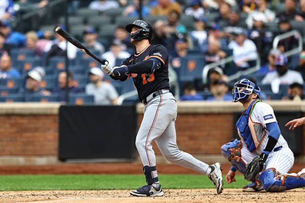 MLB, Baseball Herren, USA Tigers Vs. Mets Detroit Tigers player Dillon Dingler 13 bats during the eighth inning of the baseball game against the New York Mets at Citi Field in Flushing, New York, on May 14, 2026. Flushing N.Y. United States  Copyright: xGordonxDonovanx originalFilename:donovan-mlbtiger260514_npdMD.jpg
