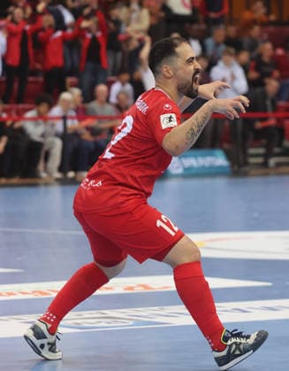 Stuttgart , Futsal Bundesliga Finale Deutsche Meisterschaft Spiel 2 , TSV Weilimdorf vs. HOT 05 Futsal , Kennedy Alves Ribeiro ( Weilimdorf )