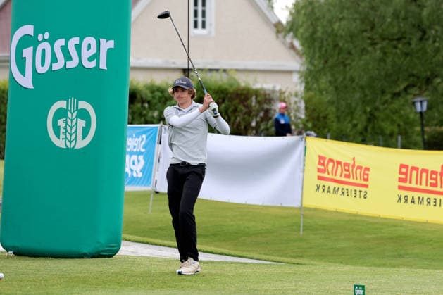GOLF - Goesser Open 2026 MARIA LANKOWITZ,AUSTRIA,15.MAY.26 - GOLF - Alps Tour, Goesser Open, GC Erzherzog Johann. Image shows Gabin Beniere (FRA).  GEPAxpictures xHansxOberlaender