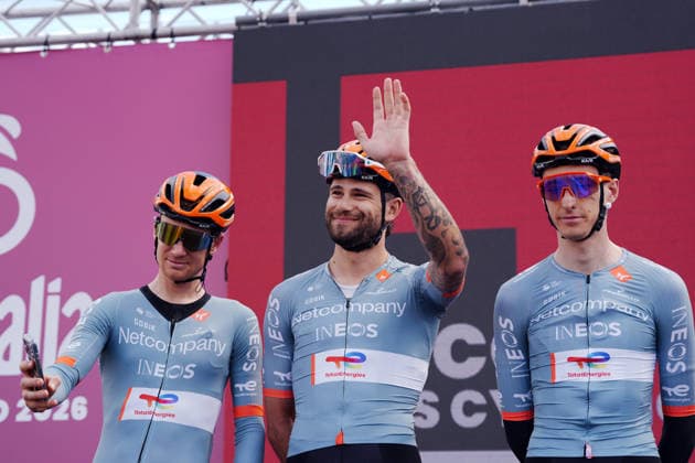 Italy™s Filippo Ganna of Netcompany Ineos during Stage 7 of the Giro d™Italia from Formia to Blockhaus, Italy. Friday May 15, 2026.  Copyright: xMassimoxPaolonex xLaPressex