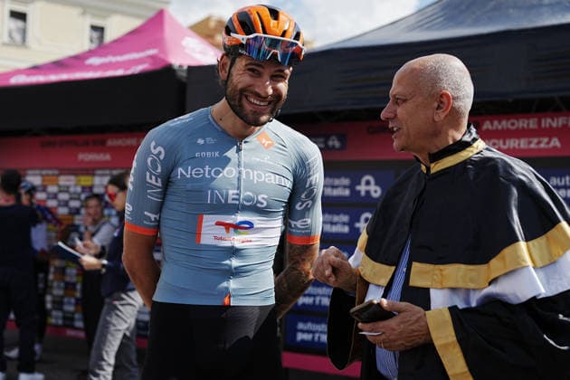 Italy™s Filippo Ganna of Netcompany Ineos during Stage 7 of the Giro d™Italia, from Formia to Blockhaus, Italy, Friday, May 15, 2026.  Copyright: xGianMattiaxD™Alberto LaPressex