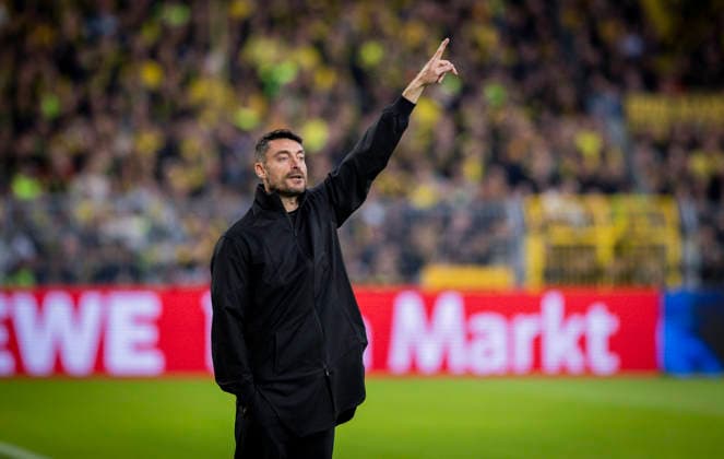 Dortmund, Germany. 8th Mai 2026. Trainer Albert Riera (FRA) Borussia Dortmund - Eintracht Frankfurt 08.05.2026