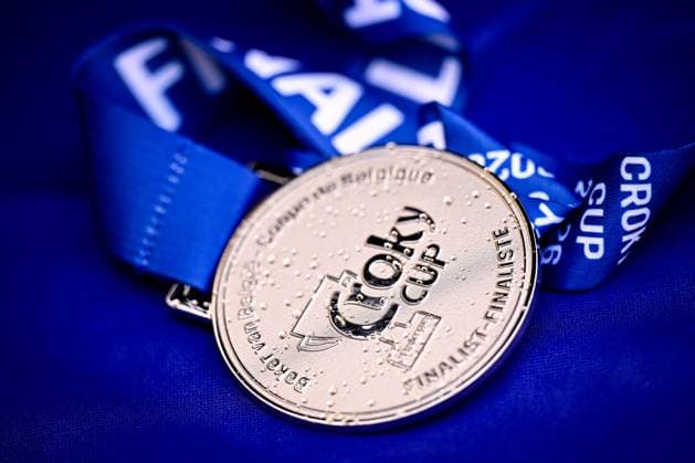 Royale Union Saint-Gilloise v RSC Anderlecht - Belgian Croky Cup Final BRUSSELS, BELGIUM - MAY 14 : Illustrative picture showing a silver medal after the Belgian Croky Cup final match between Royale Union Saint-Gilloise and RSC Anderlecht on May 14, 2026 in Brussels, Belgium, 14 05 2026 Brussels Belgium  Copyright: xTomasxSiskx