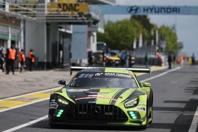 Nürburg, Deutschland 14.-17. Mai 2026: ADAC Ravenol 24h Rennen Nürburgring - 2026 - Freitag Qualifying Boxengasse - Pitlane Im Bild: 11 Schnitzelalm Racing GmbH - Mercedes-AMG GT3 - (Kenneth Heyer GER, Jannes Fittje GER, Jay Mo Härtling GER, Philip Ellis SUI) Nürburgring Rheinland Pfalz Copyright: xFotostandx xFabianxWernerx