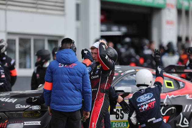 Nürburg, Deutschland 14.-17. Mai 2026: ADAC Ravenol 24h Rennen Nürburgring - 2026 - Freitag Qualifying Boxengasse - Pitlane Portrait David Schumacher Im Bild: 65 HRT Ford Racing - Ford Mustang GT3 EVO (2026) - (Hubert Haupt GER, Vincent Kolb GER, David Schumacher GER, Colin Caresani NED) Nürburgring Rheinland Pfalz Copyright: xFotostandx xFabianxWernerx
