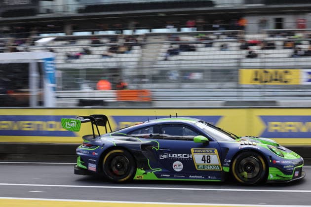 Nürburg, Deutschland 14.-17. Mai 2026: ADAC Ravenol 24h Rennen Nürburgring - 2026 - Freitag Qualifying Boxengasse - Pitlane Im Bild: 48 48 LOSCH MOTORSPORT by Black Falcon - Porsche 911 GT3 R (992) Evo26 - (Daan Arrow NED, Patrick Assenheimer GER, Tobias Müller GER, Dylan Pereira LUX) Nürburgring Rheinland Pfalz Copyright: xFotostandx xFabianxWernerx