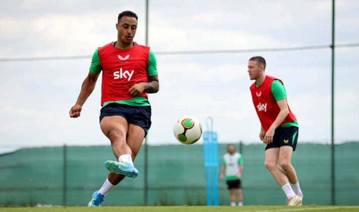 Republic of Ireland Squad Training, La Finca Resort, Alicante, Spain 15 5 2026 Adam Idah Adam Idah 15 5 2026  Copyright: x INPHO RyanxByrnex RB1_9739