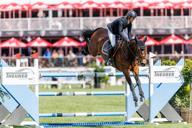 HAMBURG - 95. Deutsches Spring- und Dressur DERBY 2026, HAMBURG - 95. Deutsches Spring- und Dressur DERBY 2026 AUFFARTH Sandra (GER), Conti Final TheurerTrucks 2GO Youngster Tour CSIYH1*: Int. jumping competition in two-phases for 7 & 8year old horses (1.35-1.40 m) Hamburg, Jenischpark, Derby Park Klein Flottbek 15. May 2026 -