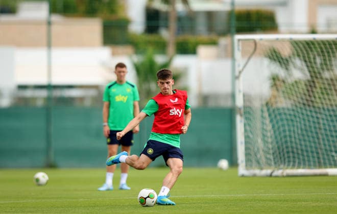 Republic of Ireland Squad Training, La Finca Resort, Alicante, Spain 15 5 2026 Andrew Moran Andrew Moran 15 5 2026  Copyright: x INPHO RyanxByrnex RB2_5310