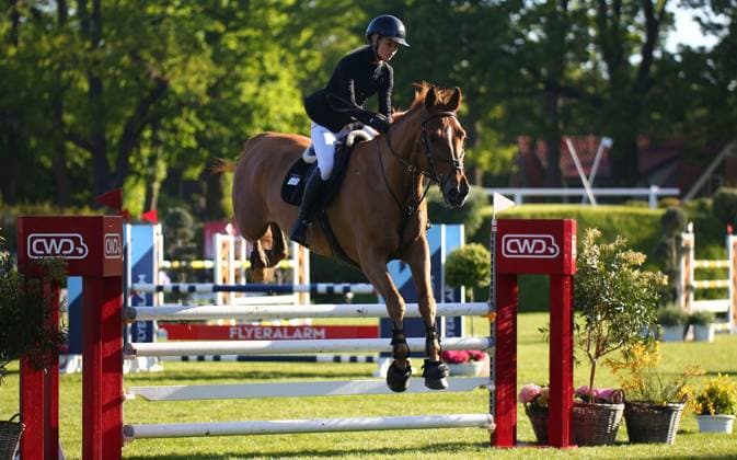15.05.2026, xcex, GER, Hamburg, Jenischpark, Derby Park Klein Flottbek, AL SHIRA AA Deutsches Spring- und Dressur-Derby Hamburg, CWD Amateur-Tour - CSIAm, Delani Diekmeier (GER) mit Delvaro Deluxe