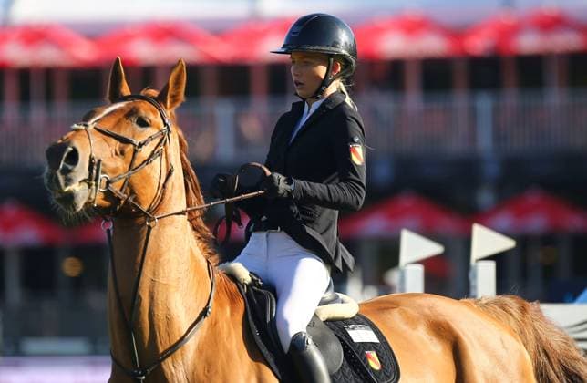 15.05.2026, xcex, GER, Hamburg, Jenischpark, Derby Park Klein Flottbek, AL SHIRA AA Deutsches Spring- und Dressur-Derby Hamburg, CWD Amateur-Tour - CSIAm, Delani Diekmeier (GER) mit Delvaro Deluxe
