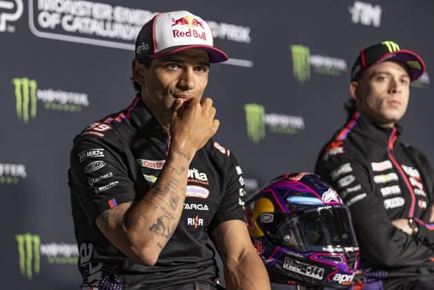 RECORD DATE NOT STATED MotoGP, 6th round of the World Championship, WM, Weltmeisterschaft in Catalonia Barcelona Barcelona (Spain), 14 05 2026 - Jorge Martin (89), Aprilia Racing rider, during a press conference, PK, Pressekonferenz at the 6th round of the MotoGP World Championship, Grand Prix Catalunya, Barcelona Spain Catalonia Spain Copyright: xJoaquimxGalantex