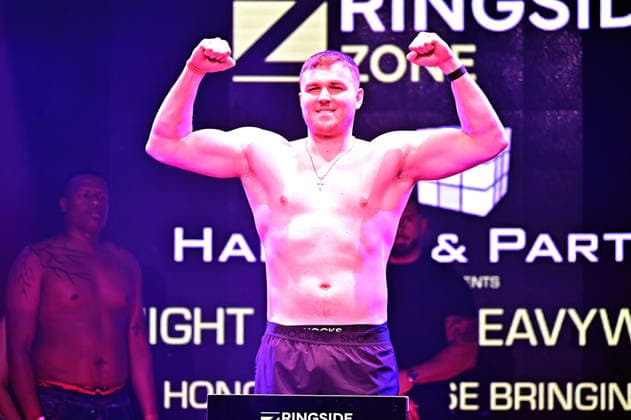 Ringside Series 2026 – Night of the Heavyweights . Viktor Jurk anläßlich einer Pressekonferenz zum Kampfsport-Event Ringside Series 2026 – Night of the Heavyweights am 14.05.2026 im Palazzo Mannheim.