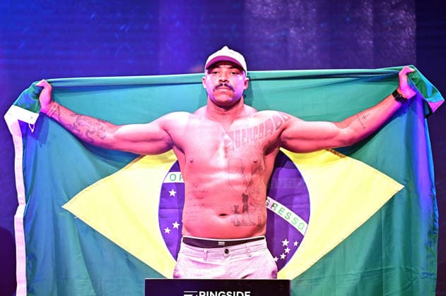 Ringside Series 2026 – Night of the Heavyweights . Mateus Munhoz Da Penha anläßlich einer Pressekonferenz zum Kampfsport-Event Ringside Series 2026 – Night of the Heavyweights am 14.05.2026 im Palazzo Mannheim.