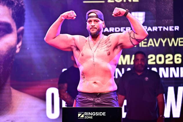 Ringside Series 2026 – Night of the Heavyweights . Nick Webb anläßlich einer Pressekonferenz zum Kampfsport-Event Ringside Series 2026 – Night of the Heavyweights am 14.05.2026 im Palazzo Mannheim.