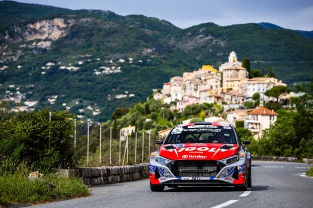 AUTO - RALLYE D™ANTIBES - COTE D™AZUR 2026 05 DARMEZIN Lucas, QUARTINI Charlyne, Hyundai i20 N Rally2, VIP Enjolras Race, action during the Rallye d™Antibes 2026 - CÃ te d™Azur, 3rd round of the Championnat de France des Rallyes 2026, from May 16 to 17, 2026 in Antibes, France - AntibesFrance  Copyright: xBastienxRouxx