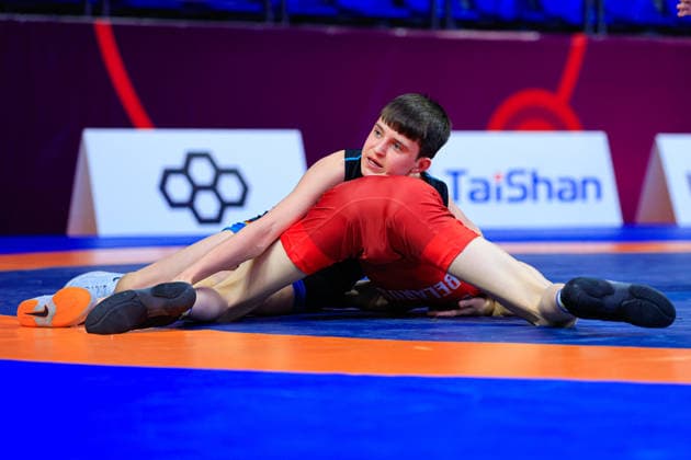 U17, U 17 Wrestling European Championships 48kg FS - Bogdan Sapojnic (GER) df. Ivan Astreika (BLR)