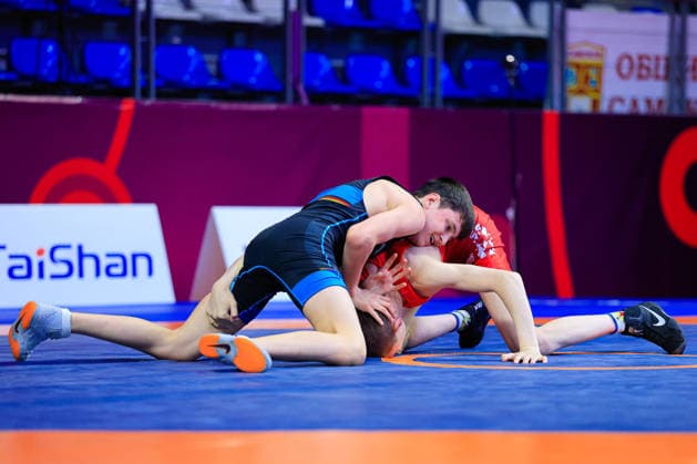 U17, U 17 Wrestling European Championships 48kg FS - Bogdan Sapojnic (GER) df. Ivan Astreika (BLR)