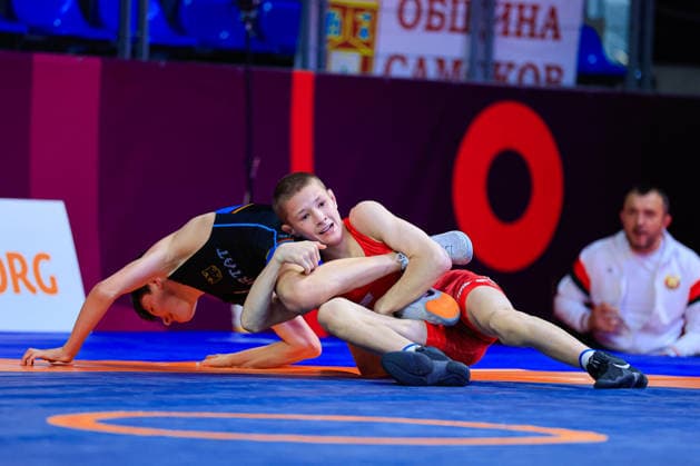 U17, U 17 Wrestling European Championships 48kg FS - Bogdan Sapojnic (GER) df. Ivan Astreika (BLR)