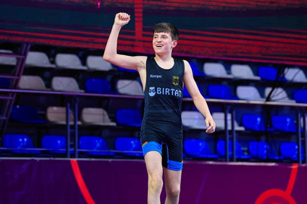 U17, U 17 Wrestling European Championships 48kg FS - Bogdan Sapojnic (GER)