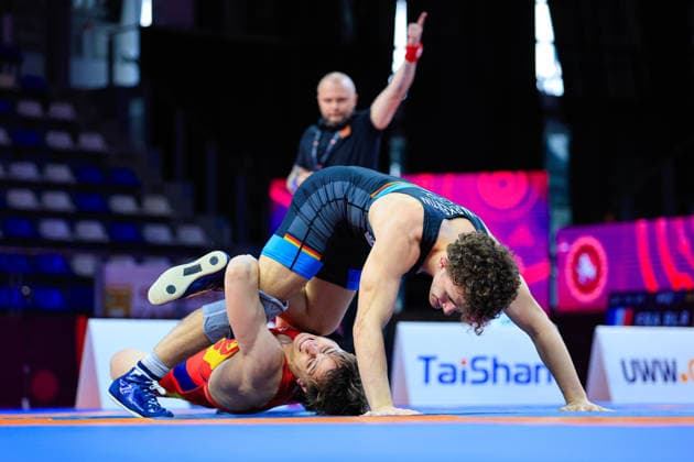 U17, U 17 Wrestling European Championships 65kg FS - Istvan Nagy (ROU) df. Neo Alexander Warkentin (GER)