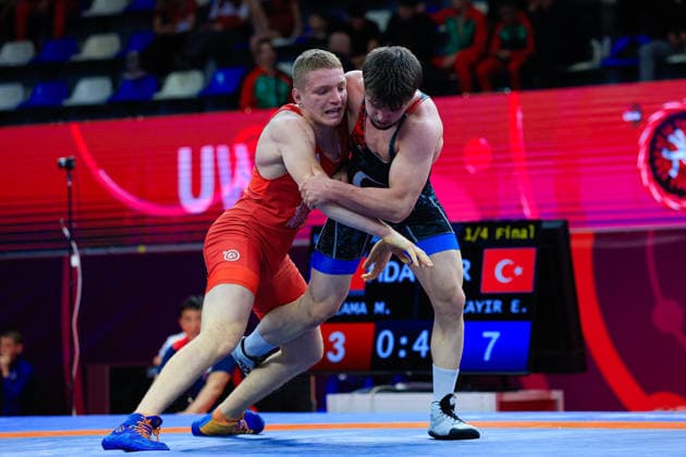 U17, U 17 Wrestling European Championships 80kg FS - Emirhan Cayir (TUR) df. Maxim Gaslama (MDA)
