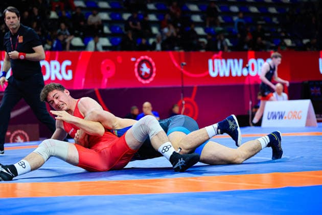 U17, U 17 Wrestling European Championships 80kg FS - Nihad Suleymanli (AZE) df. Eduardo Florian Citu (GER)