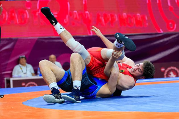 U17, U 17 Wrestling European Championships 80kg FS - Nihad Suleymanli (AZE) df. Eduardo Florian Citu (GER)