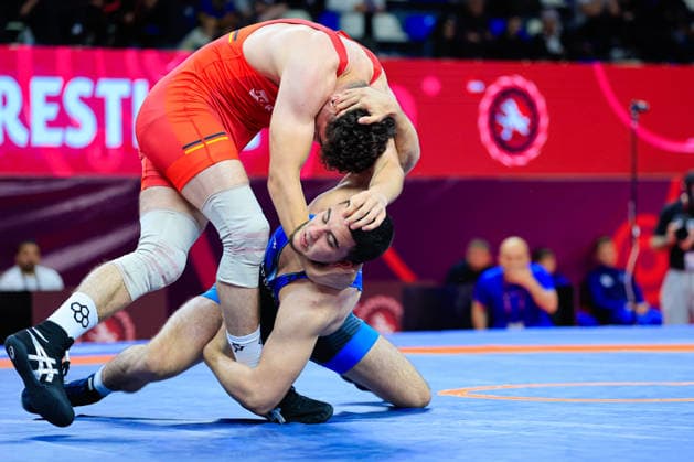 U17, U 17 Wrestling European Championships 80kg FS - Nihad Suleymanli (AZE) df. Eduardo Florian Citu (GER)