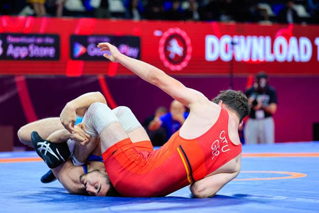 U17, U 17 Wrestling European Championships 80kg FS - Nihad Suleymanli (AZE) df. Eduardo Florian Citu (GER)