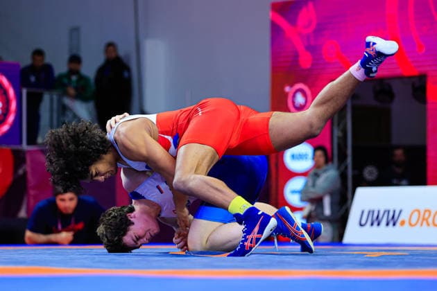 U17, U 17 Wrestling European Championships 80kg FS - Radzhab Radzhabov (RUS) df. Marshall James Everett Jones (GBR)