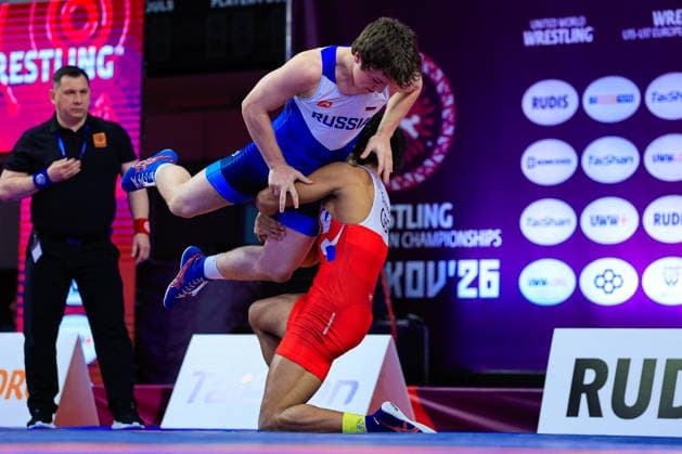 U17, U 17 Wrestling European Championships 80kg FS - Radzhab Radzhabov (RUS) df. Marshall James Everett Jones (GBR)