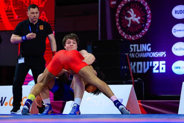 U17, U 17 Wrestling European Championships 80kg FS - Radzhab Radzhabov (RUS) df. Marshall James Everett Jones (GBR)