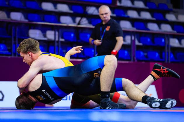 U17, U 17 Wrestling European Championships 80kg FS - Zoran Shorov (MKD) df. Sven Mikael Teodor Svensson Ljungberg (SWE)