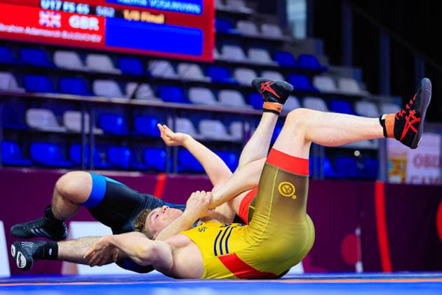U17, U 17 Wrestling European Championships 80kg FS - Zoran Shorov (MKD) df. Sven Mikael Teodor Svensson Ljungberg (SWE)